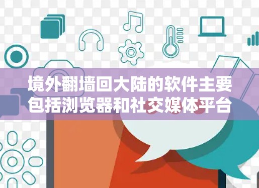 境外翻墙回大陆的软件主要包括浏览器和社交媒体平台，通过使用这些软件访问中国的合法网站。以下是详细的步骤说明