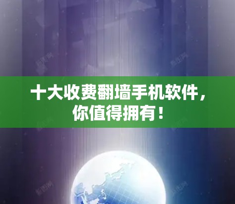 十大收费翻墙手机软件,你值得拥有! 十大收费翻墙手机软件,你值得拥有!
