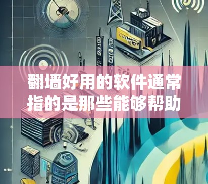 翻墙好用的软件通常指的是那些能够帮助用户管理、配置和管理网络设备的软件工具。这些软件通常用于 翻墙好用的软件通常指的是那些能够帮助用户管理、配置和管理网络设备的软件工具。这些软件通常用于