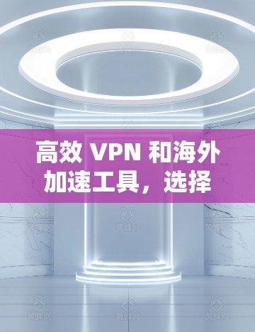 高效 VPN 和海外加速工具,选择安全可靠的解决方案 高效 VPN 和海外加速工具,选择安全可靠的解决方案