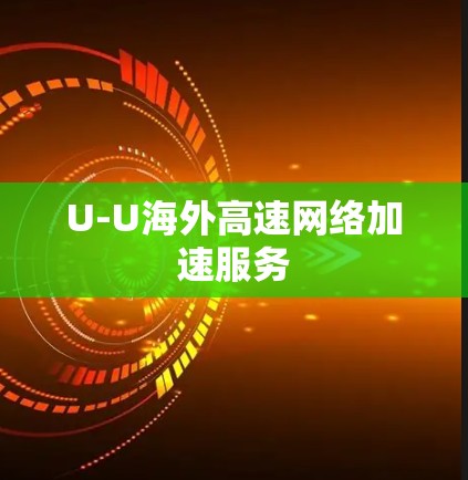 U-U海外高速网络加速服务