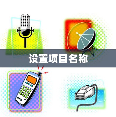 设置项目名称 设置项目名称
